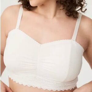 Torrid NWT Lightly Lined 4-Way Stretch Lace Bandeau Size 3